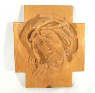 German Wood Carving Jesus Christ Oberammergau Georg Mebmer Arts & Crafts photo