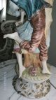 Vintage Capodimonte Figurine Lamps (3) Boy & Girl Dancing Italy Over 300 Crystals Lamps photo 11
