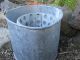 Vintage Galvanized Old Time Cone Funnel Wash Mop Bucket Garden Art Metalware photo 7