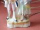 Vintage Hand Painted Ceramic Colonial Man And Woman Lamp Made In Japan And Usa Lamps photo 7