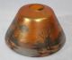 Small Antique Circa - 1930s Boudoir Lamp Painted Carnival Art Glass Shade Nr Lamps photo 6