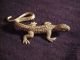 Fine Antique Bronze Sculpture Advertising Lizard Rh Co. Metalware photo 1