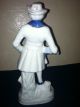 Aristocrat Holdin Basket Sitting On Tree Stump Porcelain Figurine Figurines photo 4