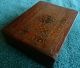 Vintage Hand Carved Wood Box With Brass Inlay Boxes photo 4