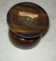 Antique Treenware Treen Wood Small Urn Or Master Salt Other photo 3