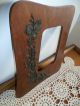 Vintage Picture Frame With Copper Flower - 1940s - Very Ornate Mint - Very Rare Other photo 2