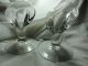 Pair Of Antique Calla Lilly Crystal Glass Candle Holders Handmade Est 1940 ' S Vases photo 1