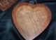 Vtg Handmade Carved Heart Box Ye Olde Wood Shoppe Waterloo Ny Floral Primitive Boxes photo 3