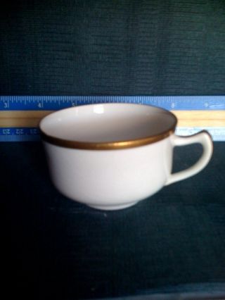Vintage Mini China Tea Cup - Trimmed In 18kt Gold And Stamped photo