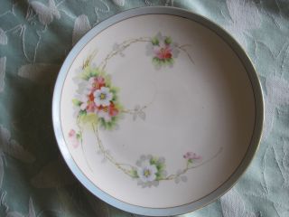 Meito China Hand Painted Nippon Floral Dish photo