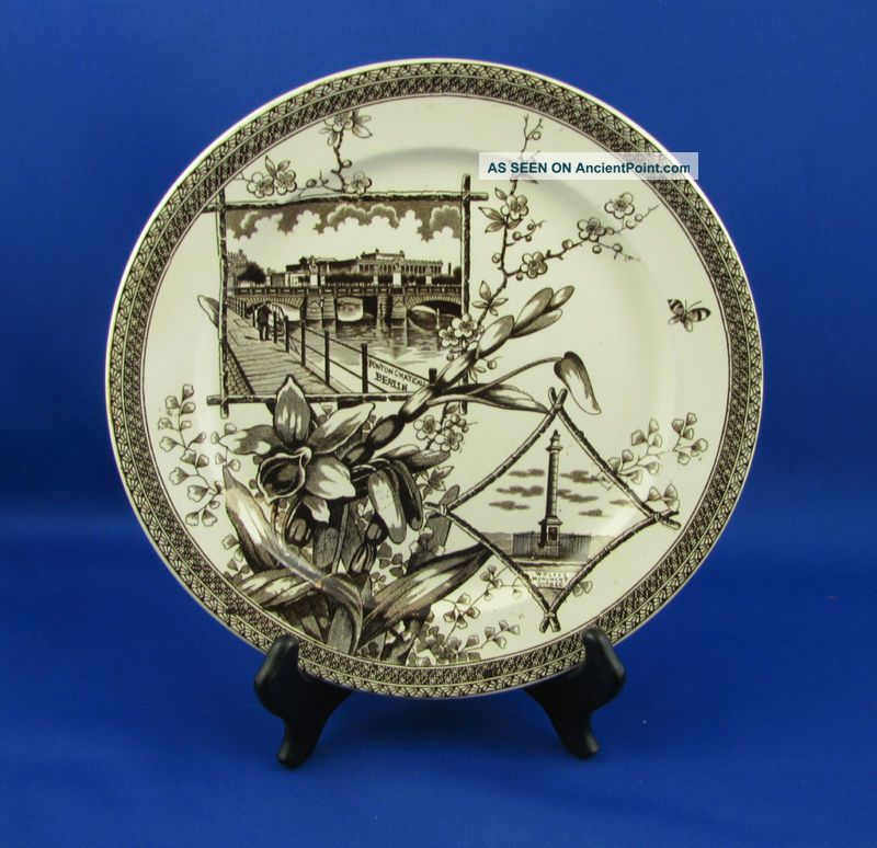 Quebec Berlin Aesthetic Transferware Plate By Gimson Co Plates & Chargers photo