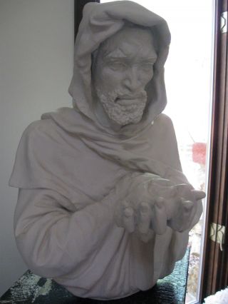 Unique Antique Bust Statue Detailed Sculpture photo