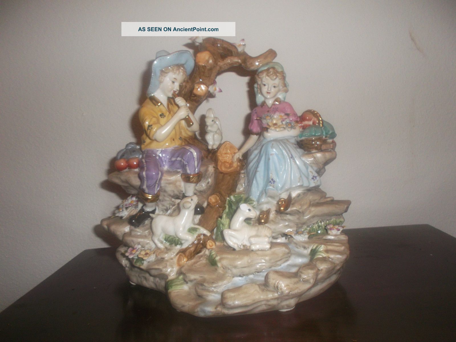 Antique Victorian Figure Figurine By Germany 1900 Large Figurines photo