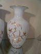 Pair Vintage Reichenbach Vases 22 K Gilded Porcelain 14 Inches High Vases photo 9