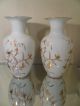 Pair Vintage Reichenbach Vases 22 K Gilded Porcelain 14 Inches High Vases photo 10