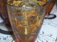 Amber And Sterling Silver Overlay Pitcher And Glasses Pitchers photo 5