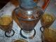 Amber And Sterling Silver Overlay Pitcher And Glasses Pitchers photo 6