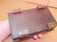 Arts & Crafts Hand Carved Wood Trinket - Hanky - Jewelry Box,  Shield & Rabbit Scene Boxes photo 8