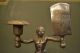 Rare Pewter Blackmore Candlestick And Watch Support Metalware photo 2