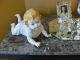 Adorable Vintage Piano Baby (girl) Porcelain.  Large Size.  German Made? Figurines photo 1
