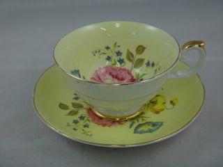 Tea Cups & Saucers Vintage Embassy Bone China Fondeville England Gold Trim photo