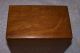 Antique Shaw Walker Oak File Index Recipe Wood Dovetailed Box Boxes photo 3
