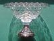 Crystal Presentation Bowl On Silverplated Feet Bowls photo 1