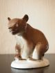 Ussr Soviet Russian Lomonosov Porcelain Bear Misha Figurines photo 1