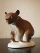 Ussr Soviet Russian Lomonosov Porcelain Bear Misha Figurines photo 2