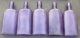 5 Purple Whiskey Flasks 1/2 Pint 1910 ' S Era Decoration L@@k Bottles photo 4