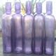 5 Purple Whiskey Flasks 1/2 Pint 1910 ' S Era Decoration L@@k Bottles photo 5