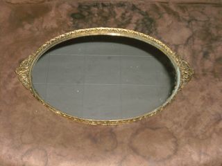 Old Antique Mirror Plate photo