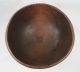 Vintage Primitive Hand Carved Wooden Bowl Signed Leonard 6 