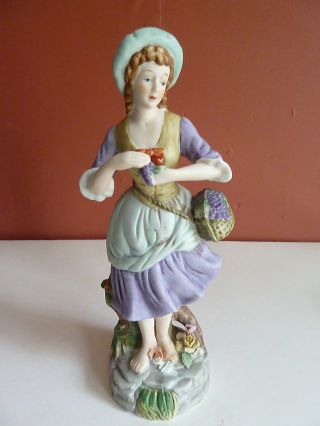 Antique Germany German Bisque Lady Figurine photo
