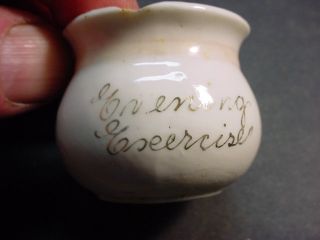 Mini Ceramic Chamber Pot Evening Exercise,  Made In Germany photo
