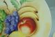 Vintage Hand Painted Fruits Leaves Grapes Plate Plates & Chargers photo 3