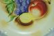 Vintage Hand Painted Fruits Leaves Grapes Plate Plates & Chargers photo 5