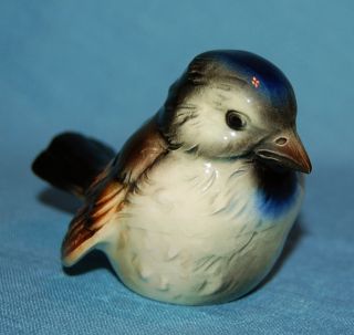 Vintage Goebel Germany Porcelain Ceramic Pottery Cute Sparrow Bird Figurine photo