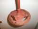 Antique Cast Iron Ash Tray Holder With Pack Holder Metalware photo 2