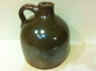 Canadian Stoneware Halifax,  Nova Scotia,  Robertson,  Merchant Crock,  Jug,  1800 ' S photo