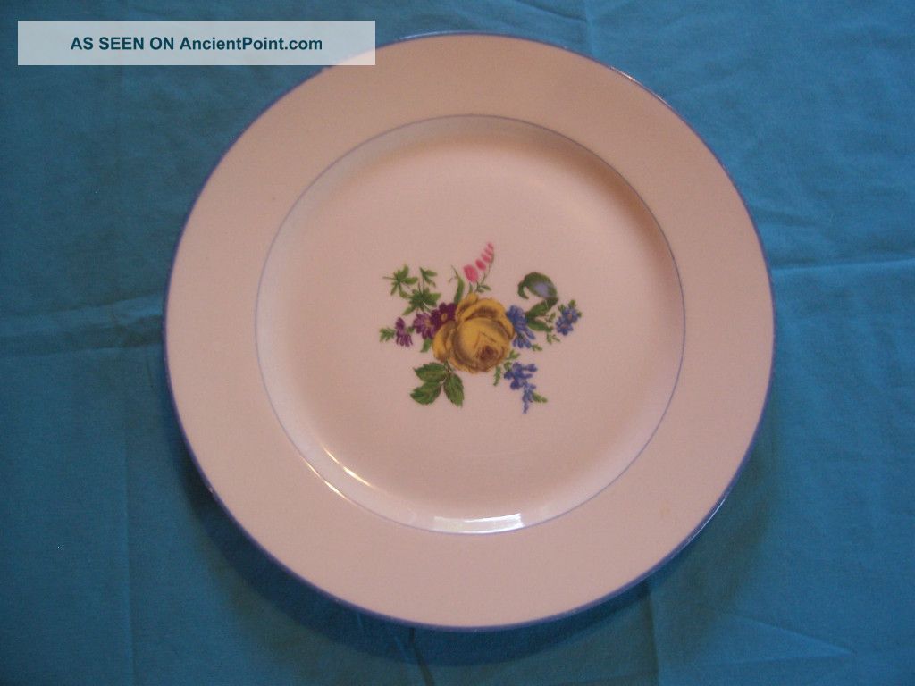La Cloche French China Limoges Floral Plate Display Plates & Chargers photo