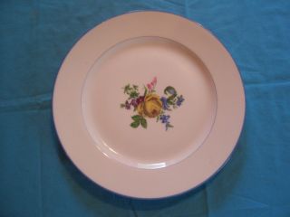 La Cloche French China Limoges Floral Plate Display photo