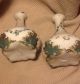 Antique Hand Painted & Hand Blown Opaque Glass Vases Pair (2) Vases photo 1