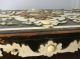 Antique Jewelry Box Collectible Vintage Mirror Wood With Ivory Nails 19c Boxes photo 2