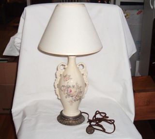 Vintage Dresser / Table Lamp Porcelain ? 15 