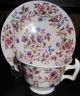 C1860 English Transfer Ware Cup And Saucer,  Staffordshire,  Deep Saucer 