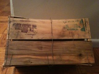 Wooden Farm Crate With Authentic Wear & Tear photo