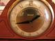 Antique United Model 280 Electric Wood Mantle Clock 1960s Works Clocks photo 1