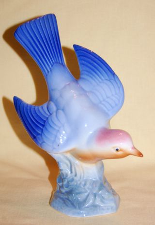 Vintage Porcelain Ceramic Royal Copley Pottery Lg Bird In Flight Figurine photo