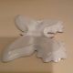 Vintage Porcelain Gold & White Butterfly Shaped Dish Italy Large Dishes photo 5